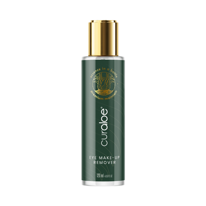 Gentle Curaloe Eye Make-Up Remover - 78% Aloe Vera, Nourishing & Soothing