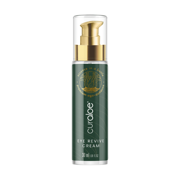 Curaloe Eye Revive Cream - 53% Aloe Vera for Dark Circles & Wrinkles