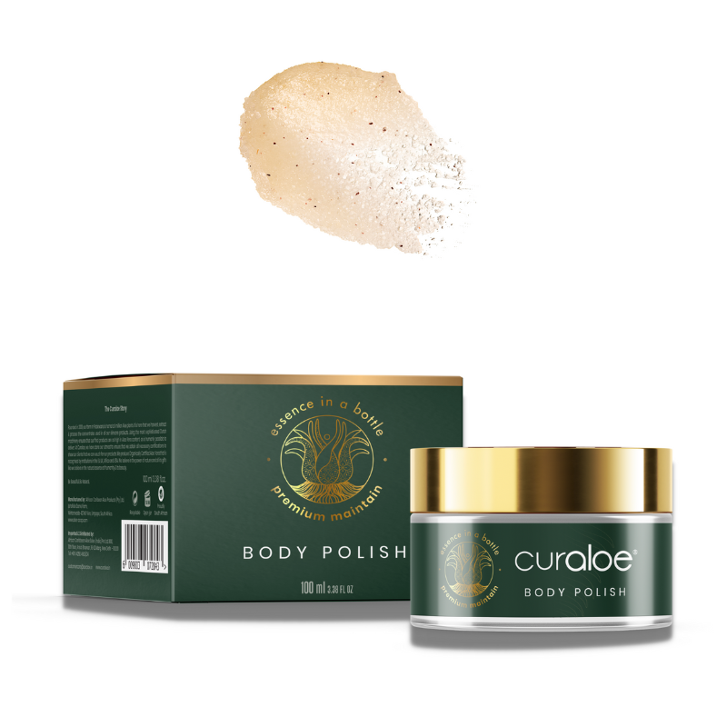 Revitalize Skin with Curaloe Exfoliator Polish - 72% Aloe Vera 200ml