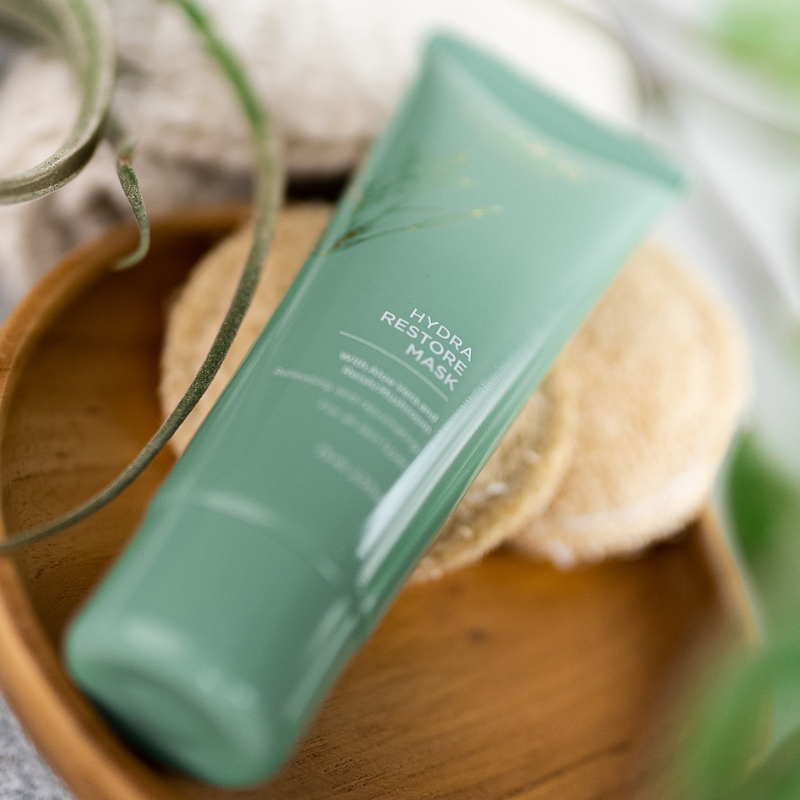 Curaloe Organic Hydra Restore Mask 75ml with 65% Aloe Vera and Reishi Mushroom