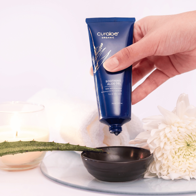 Stretch Mark & Scar Healing with Curaloe Organic Aloe Vera Gel