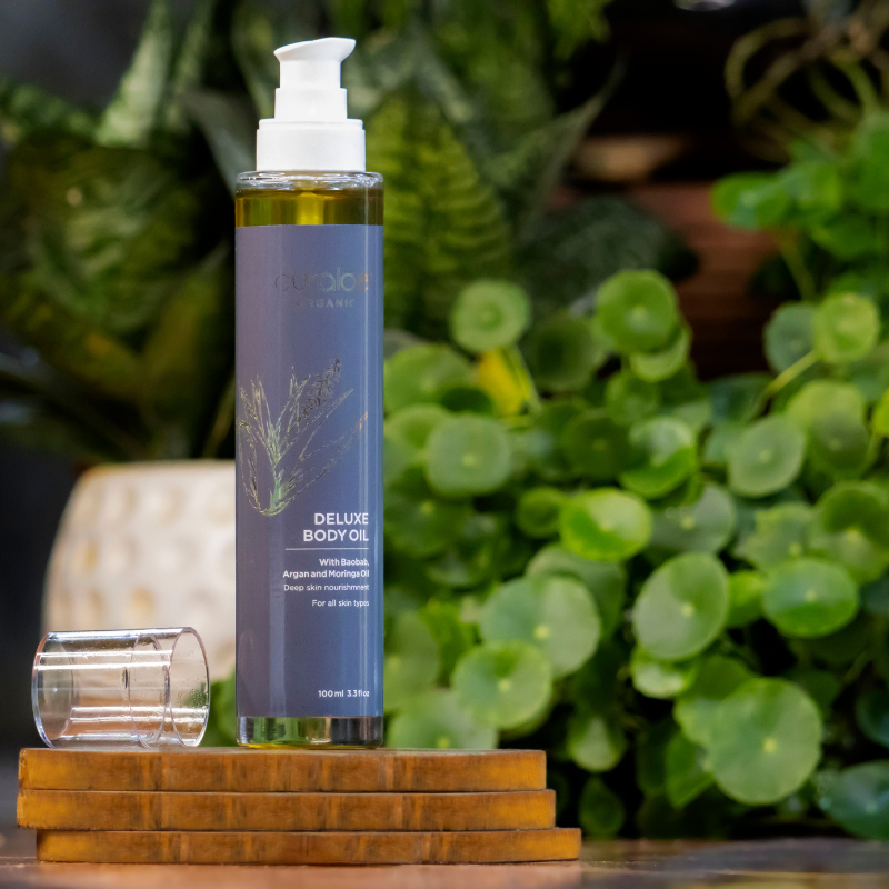 Curaloe Organic Deluxe Body Oil 100ml - Organically Certified Skincare